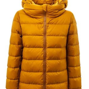 Piumino imbottito con cappuccio e pelo removibile Herno