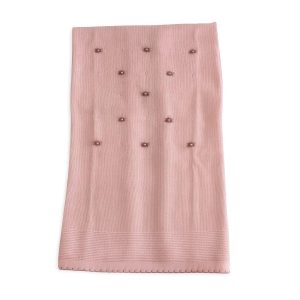 Coperta lana roselline - Primodì Bebè