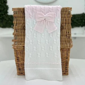 Primodì Bebe - Copertina a trecce bicolore