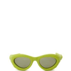 Occhiali da Sole in Acetato Gommato Lime Bottega Veneta