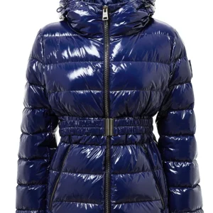 Piumino imbottito con cintura removibile Herno