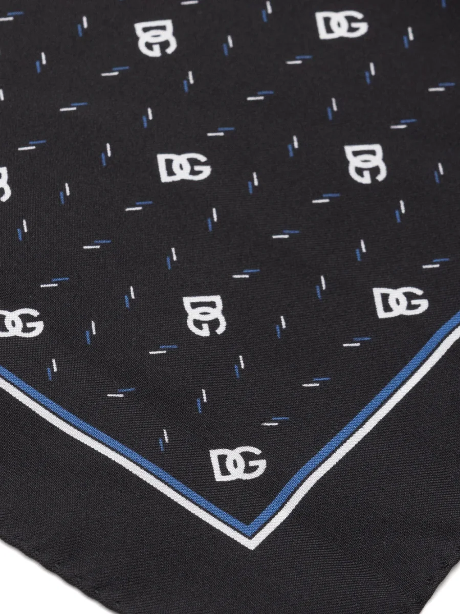 Pochette da taschino con stampa DG Dolce & Gabbana - immagine 3