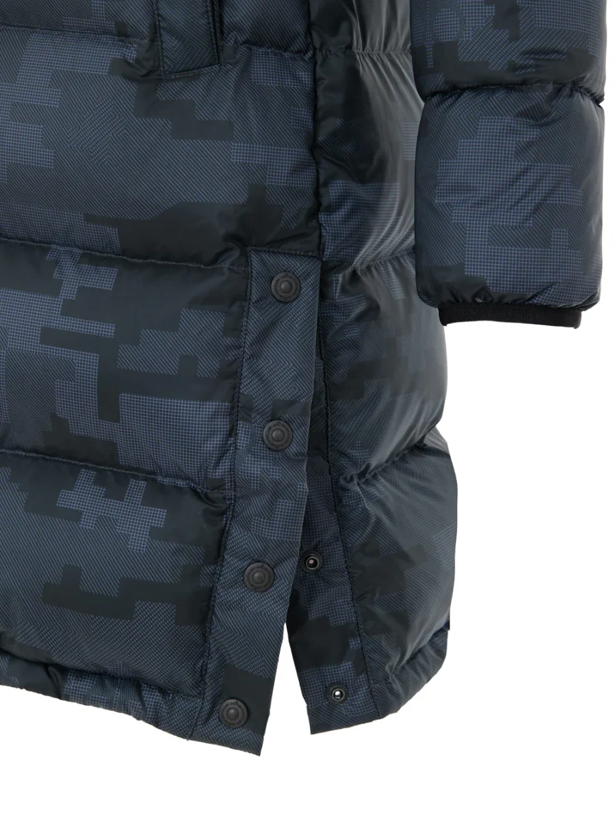 Piumino Imbottito Lungo in Grigio Moose Knuckles - immagine 4