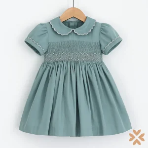 Abito elegante punto smock - Tartaleta