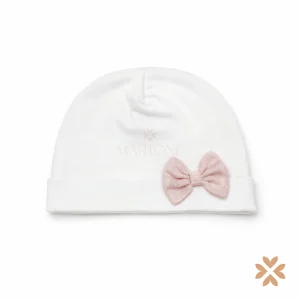 Cappellino in cotone con fiocco - Teto e Tatta