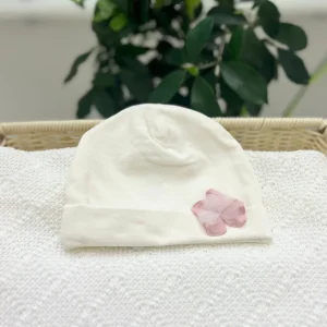 Cappellino in cotone con fiore - Teto e Tatta