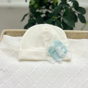 Cappellino in cotone con fiore - Teto e Tatta