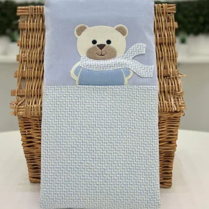 Copertina sfoderabile in ciniglia e cotone operato