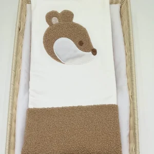 Plaid in cotone felpato e bouclé