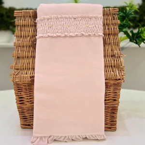 Coperta in ciniglia punto smock