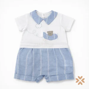 Pagliaccetto in lino e cotone - Teto e Tatta