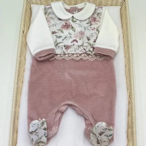 Tutina intera ciniglia e fiori