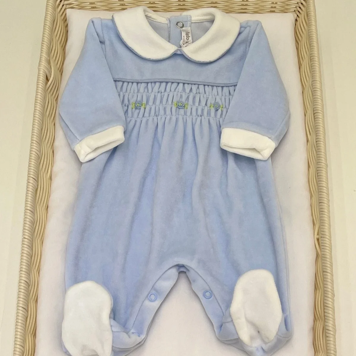 Tutina intera ciniglia punto smock