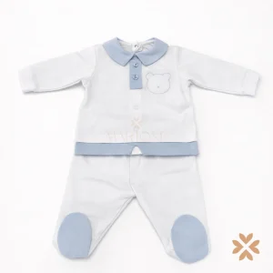 Tutina spezzata con colletto camicia - Teto e Tatta