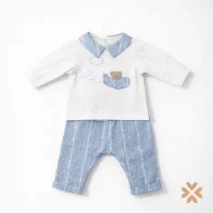 Tutina spezzata lino e cotone - Teto e Tatta