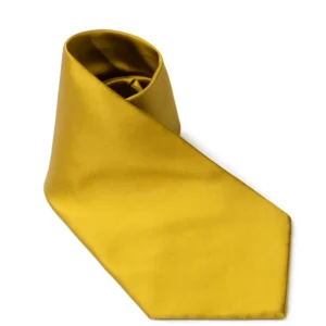 Cravatta senape in seta Dolce & Gabbana