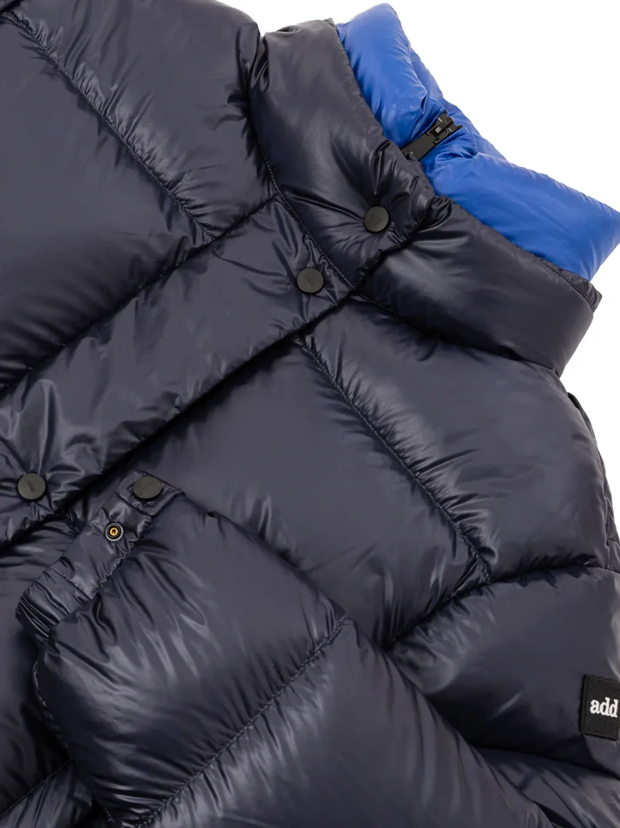 Piumino Corto con colletto a contrasto ADD - immagine 5