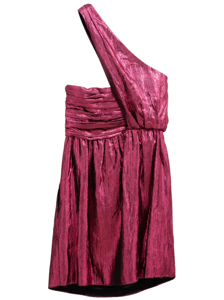 Disco Mini Dress in Fuchsia Saint Laurent - immagine 3