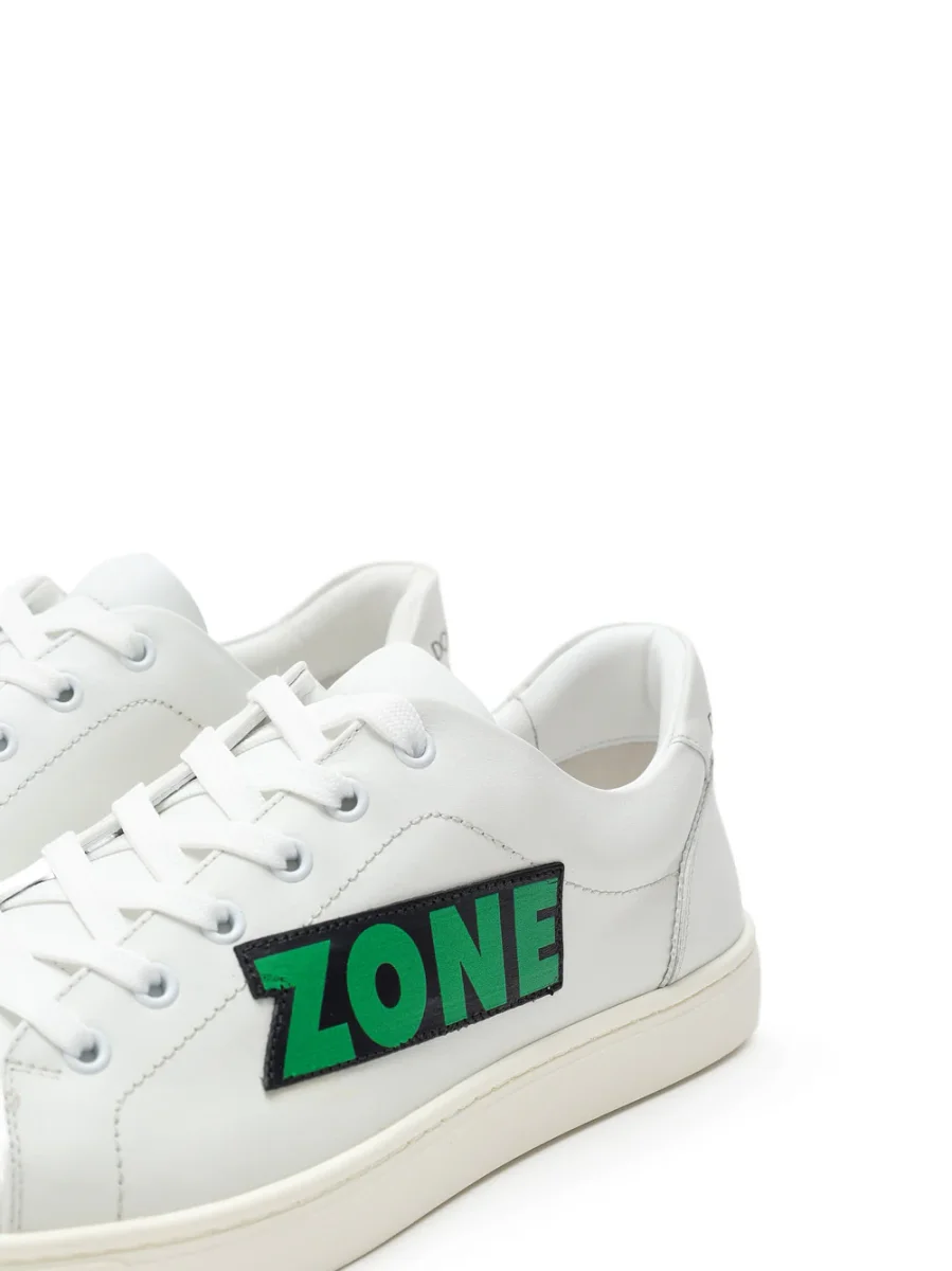 Sneakers Bassa in Pelle Bianca 'Prince' Dolce & Gabbana - immagine 5