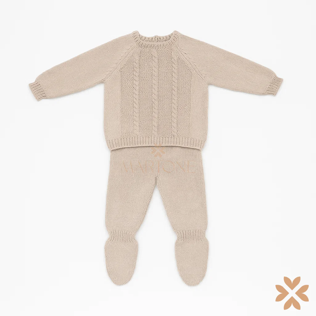 Tutina spezzata lana merino - Wedoble - immagine 2