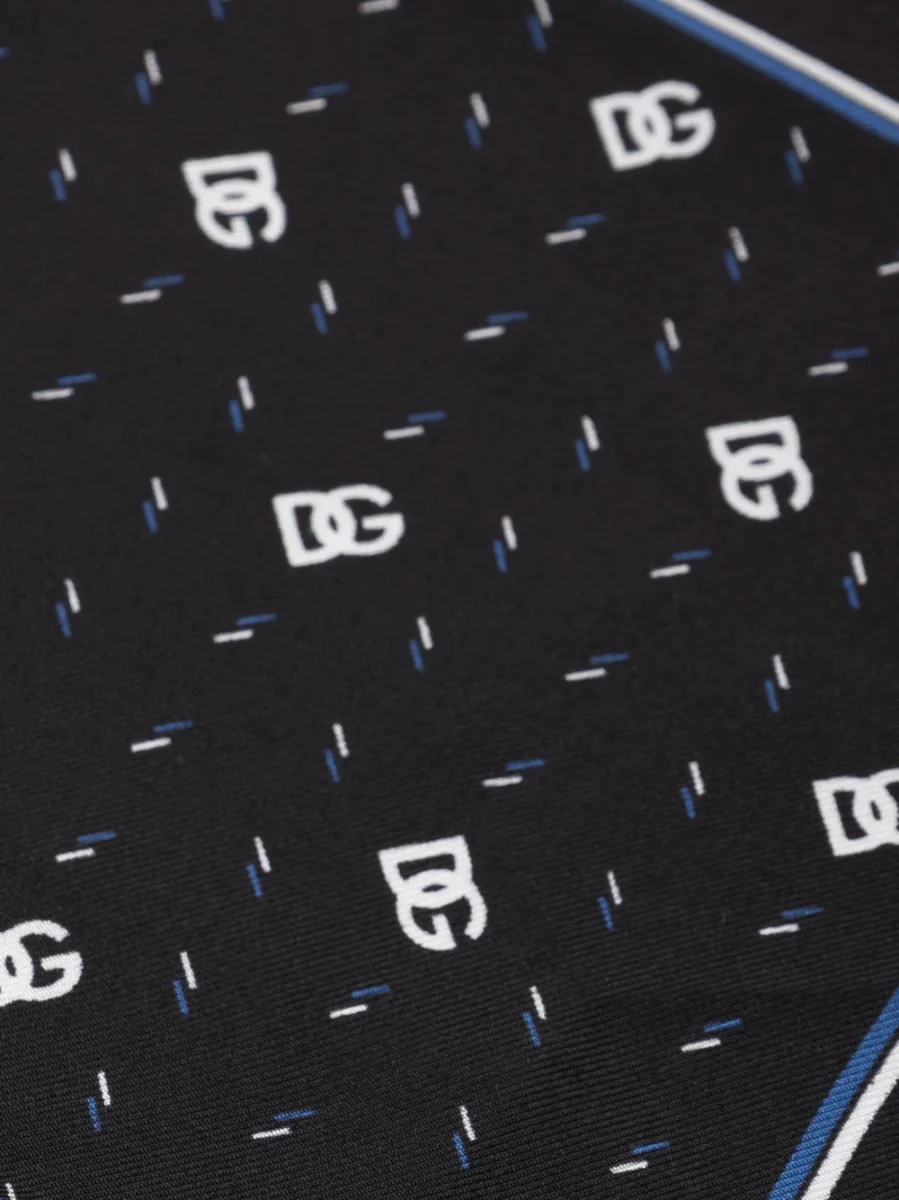 Pochette da taschino con stampa DG Dolce & Gabbana - immagine 4