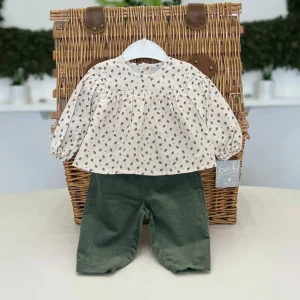 Blusa e pantalone in caldo cotone