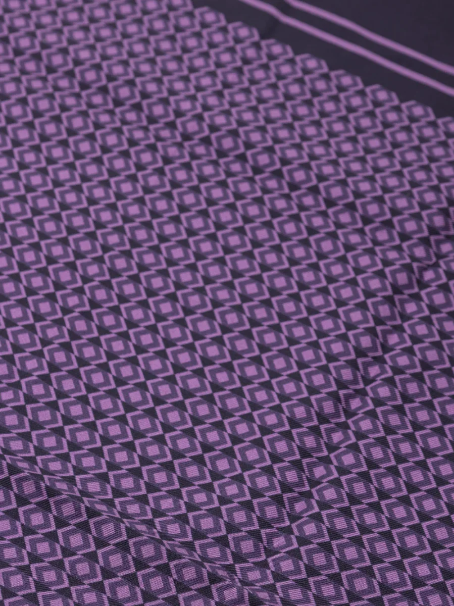 Pochette da taschino in seta viola Dolce & Gabbana - immagine 4