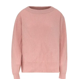 Maglia a Coste in Cashmere